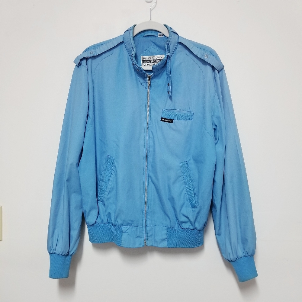 Members Only Classic Iconic Racer Jacket Size 40
